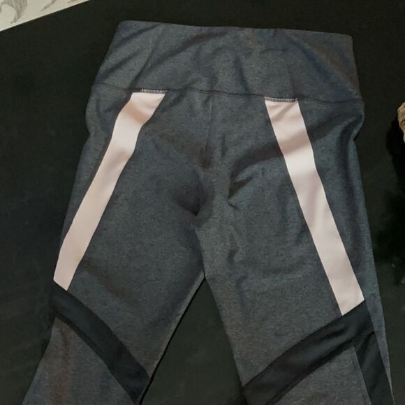Z by Zella Gray Ankle High Waist Pink Leggings S - Picture 7 of 11